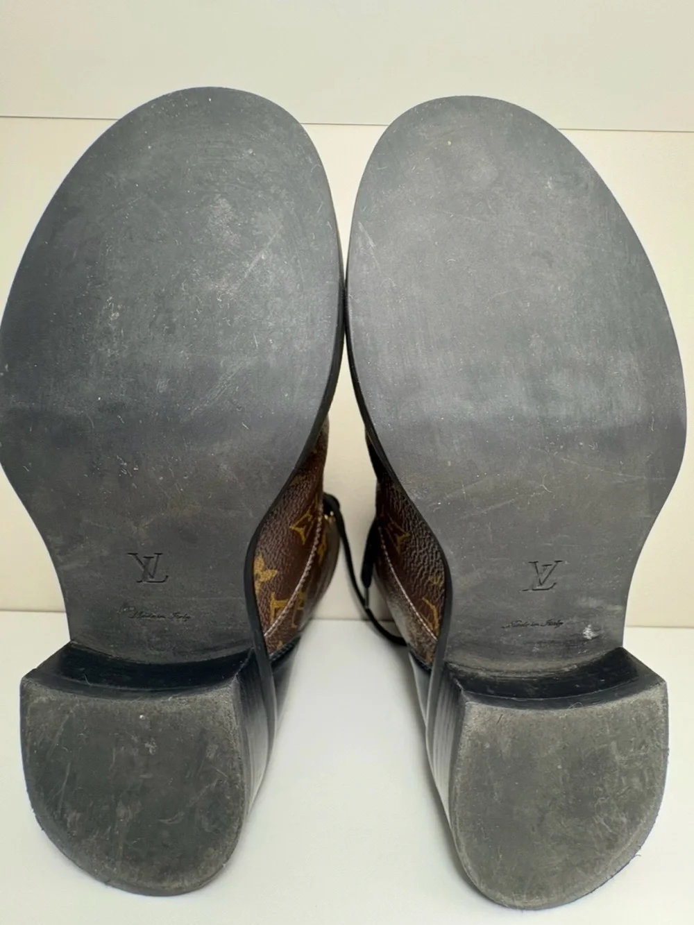 Louis Vuitton Wonderland Flat Ranger Monogram Combat Boots